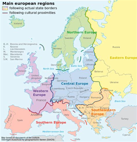 Political and Cultural Classification of Europe - Vivid Maps