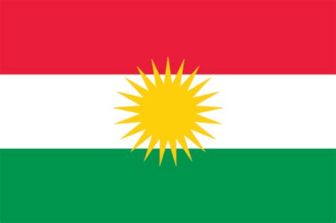 The National Flag of Kurdistan