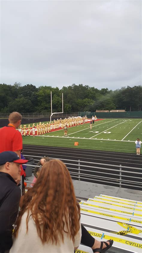 The Madison Scouts didn't get their official uniforms in in time for drums on parade, I'd almost ...