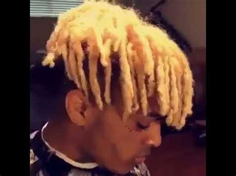 XXXTENTACION Getting Fresh Haircut - YouTube