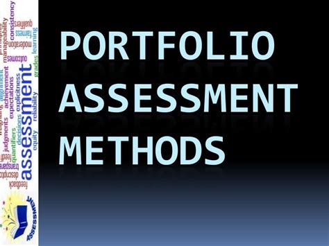 Portfolio Assessment Methods