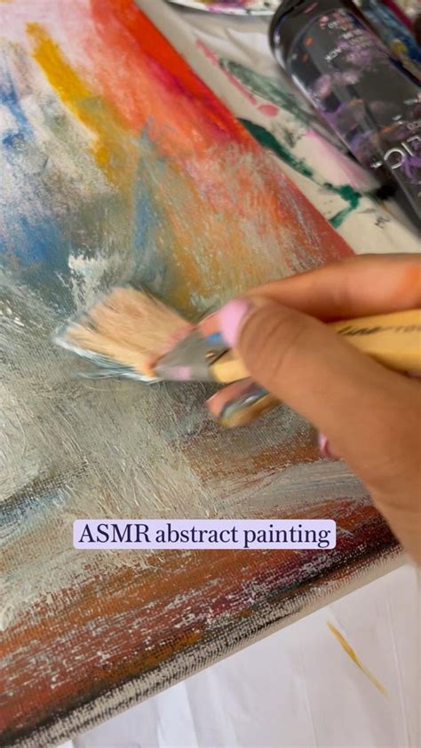 ASMR abstract painting, blending colors | Abstract painting, Painting ...