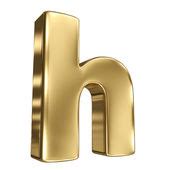 The letter H in gold — Stock Photo © zentilia #8292957