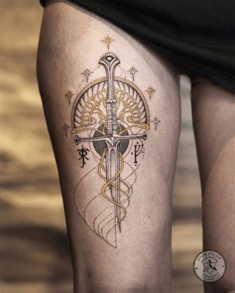 Top 70+ anduril sword tattoo - in.coedo.com.vn