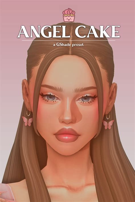 🍰ANGEL CAKE🍰 - a GShade preset | Lady Simmer on Patreon Sims 4 Body Mods, The Sims 4 Skin, The ...