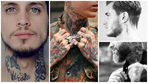 Tatuajes en el cuello para hombres ¡42 Ideas sensuales y atrevidas!