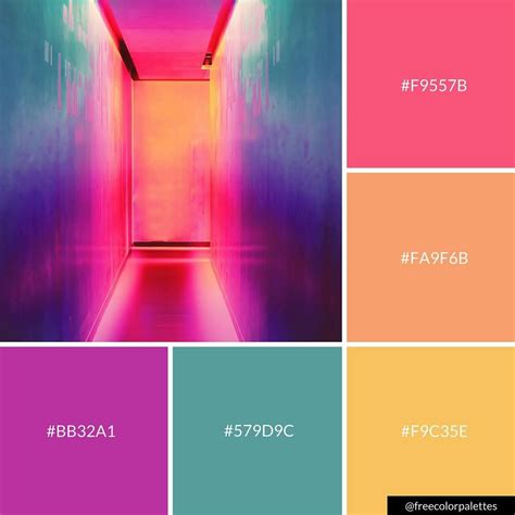 Neon Color Palette Hex - C olor plays a big part in how attracted ...