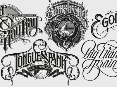 Logotypes | Tattoo lettering fonts, Lettering design, Typography logo