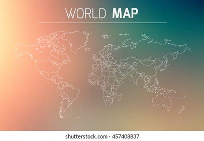 Political World Map Country Borders Stock Vector (Royalty Free) 457408837 | Shutterstock