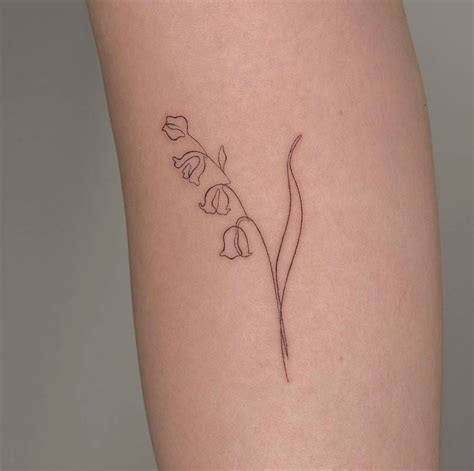 290+ Best Lily of the Valley Tattoo Designs With Meanings (2022 ...