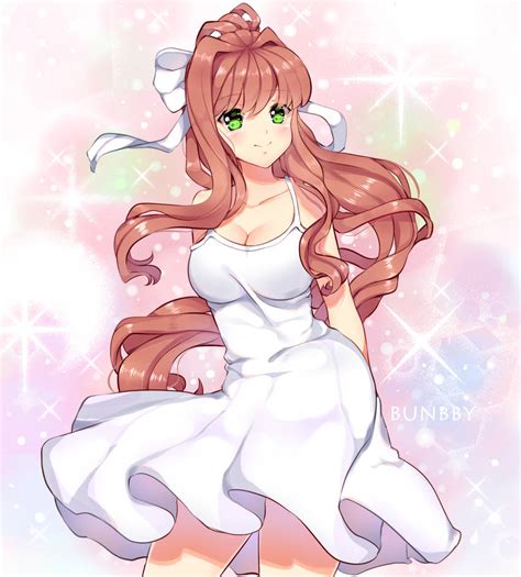 DDLC FanArt: Just Monika by bunbby on DeviantArt