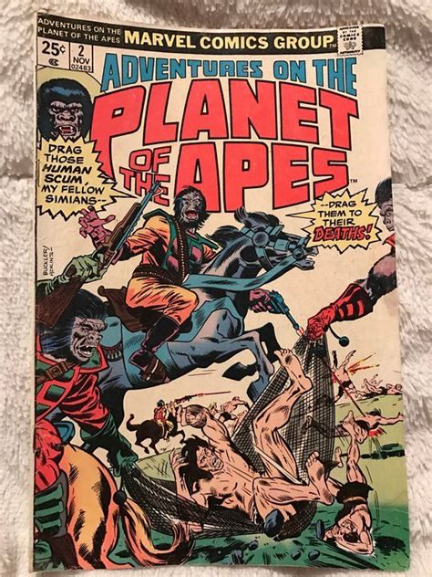 Planet of the Apes Comic Book, Marvel Comics, November 1975 Vol. 1 No 2 ...