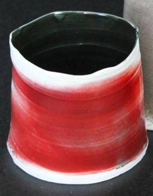 Nadine Spalter - Vessel 2 (Red/Black). Sanderson Gallery | Black and red, Ceramic cups, Cups and ...