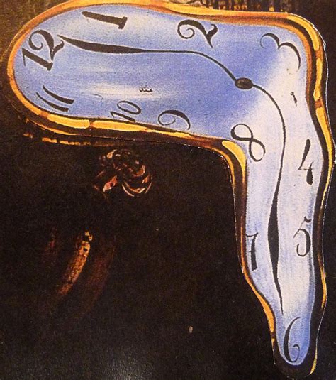 Salvador Dali Melting Clock Painting at PaintingValley.com | Explore ...