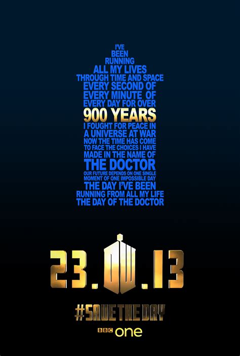 The Day of the Doctor Typography Poster - Imgur