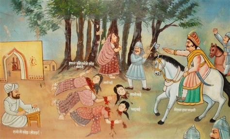 the self-sacrifice of Amrita Devi and her three daughters in 1730 CE | Tree hugger, Huggers ...