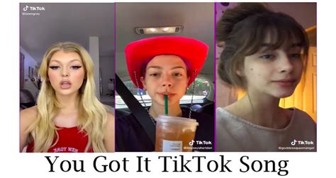 What is the "You Got It"Song on TikTok? Singer and Song Name Revealed | BrunchVirals