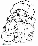 Santa Coloring Pages sketch template