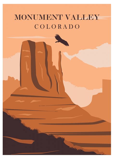 Colorado Monument Valley Poster Free Stock Photo - Public Domain Pictures