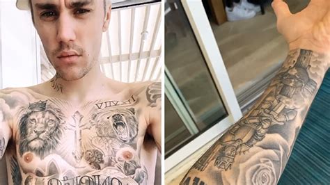 Justin Bieber Gives Full Body Tour of All His Tattoos – Celeb Hype News