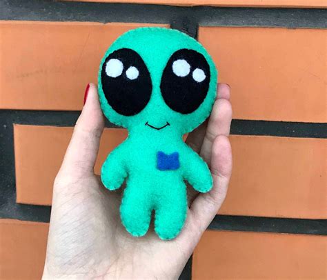 Alien plush toy Paranormal Plush Cute Green Baby Alien Toy for | Etsy