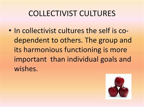 PPT - INDIVIDUALISTIC VERSUS COLLECTIVIST CULTURES PowerPoint ...