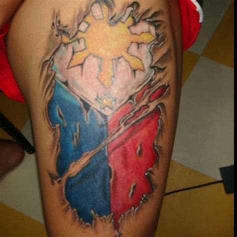 Philippine Flag Tattoo Small - Design Talk