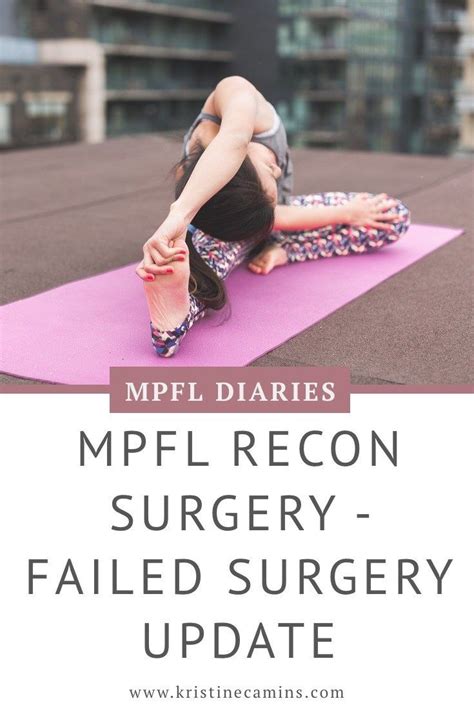 MPFL Reconstruction Update on Failed Surgery (Left Knee) | Knee ...