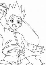 Gon In Hunter X coloring Page  Download Print Or Color Online sketch template