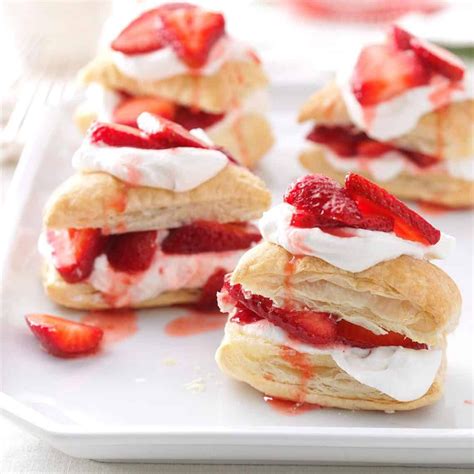 Puff Pastry Dessert Recipes Strawberry