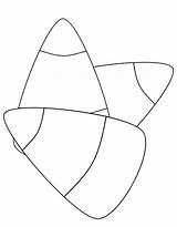 Candy Corn Coloring Pages Free Printable PDF sketch template
