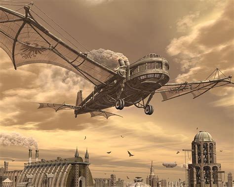 Steampunk, airship HD wallpaper | Pxfuel