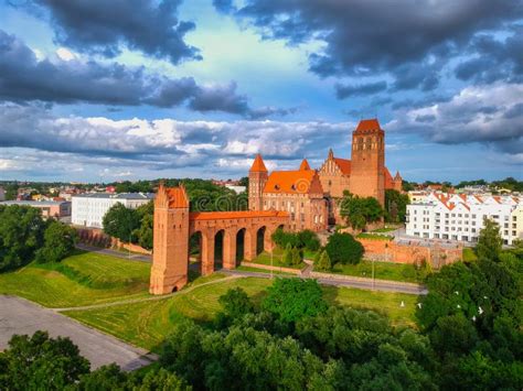 Kwidzyn Castle in Poland stock image. Image of outdoors - 181959795