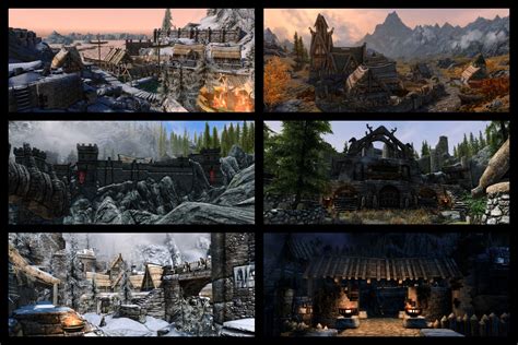 The Great Cities - Minor Cities and Towns at Skyrim Nexus - mods and community | Skyrim, Skyrim ...