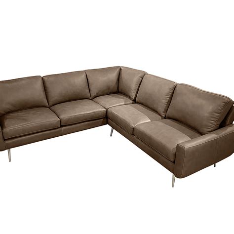 Omnia Leather Harvey Sectional | Sofas & Couches | Shop The Exchange