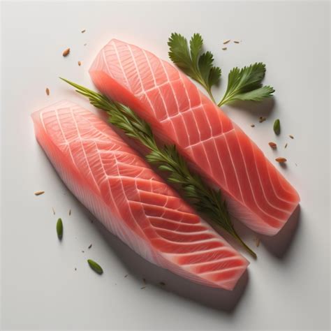 Premium AI Image | Salmon meat