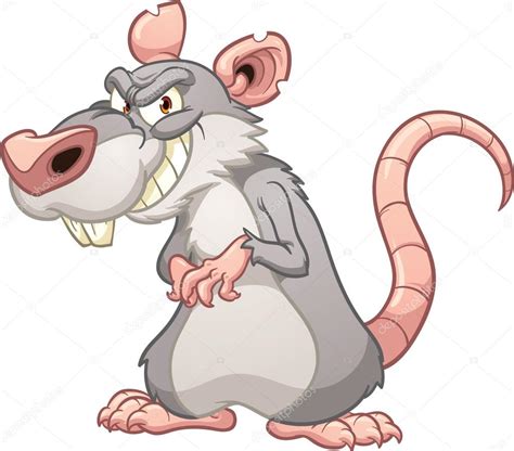 Evil cartoon rat Stock Vector Image by ©memoangeles #26564457