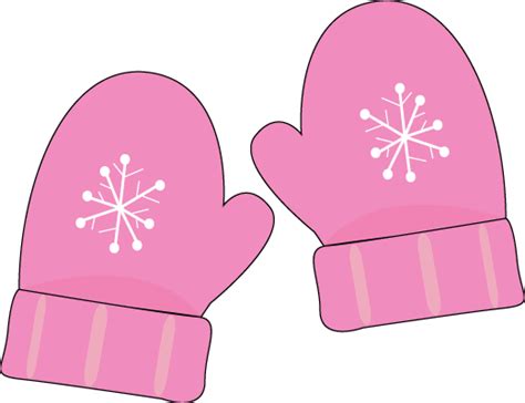 pink mittens clipart - Clip Art Library