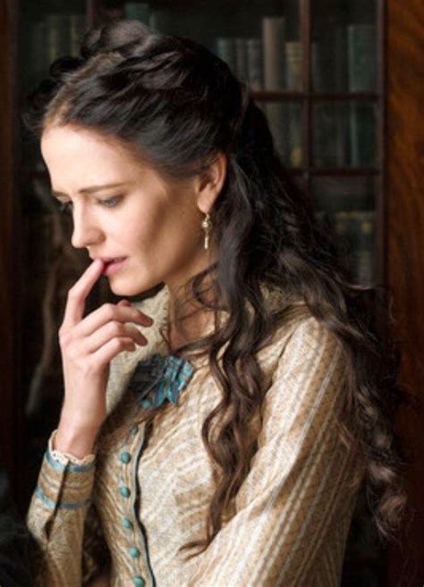 Eva Green | 'Penny Dreadful'- so pretty- one of the only times she wasn't wearing black in ...