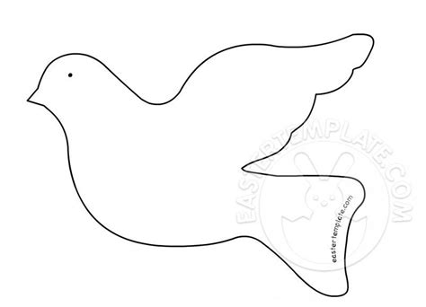 Dove Cut Out Template - Easter Template