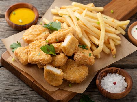 Chicken Nugget and Fries with Honey Mustard | Kewpie Malaysia