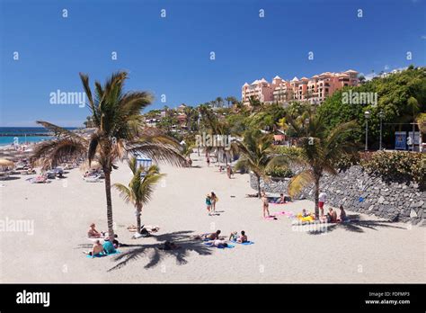 Playa del Duque beach, Costa Adeje, Tenerife, Canary Islands, Spain Stock Photo - Alamy