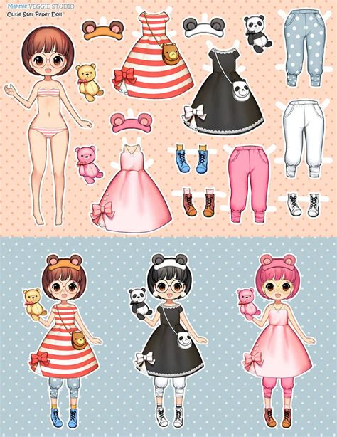 paper doll by VeggieStudio | Barbie paper dolls, Paper dolls, Paper ...