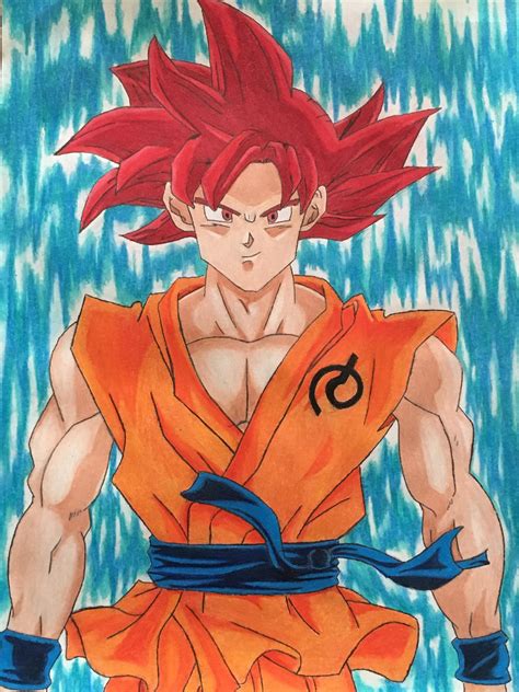 SS Blue Goku Drawings