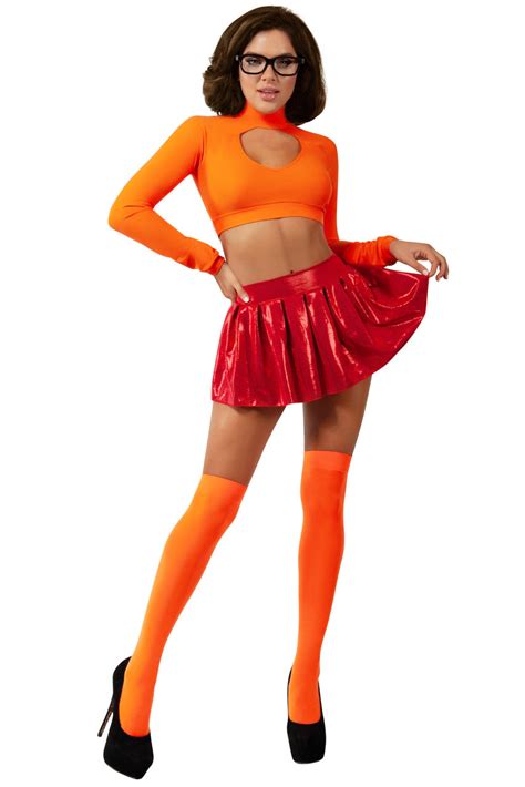 Brainy Babe Costumes, Mystery Solver Costume, Velma Costume