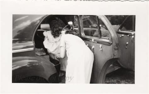 Items similar to Vintage Photo ~ roadside potty break ~ Vintage ...