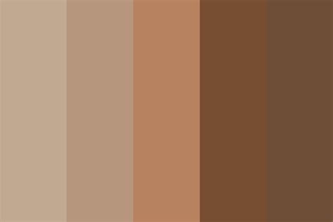 soft brown aesthetic Color Palette