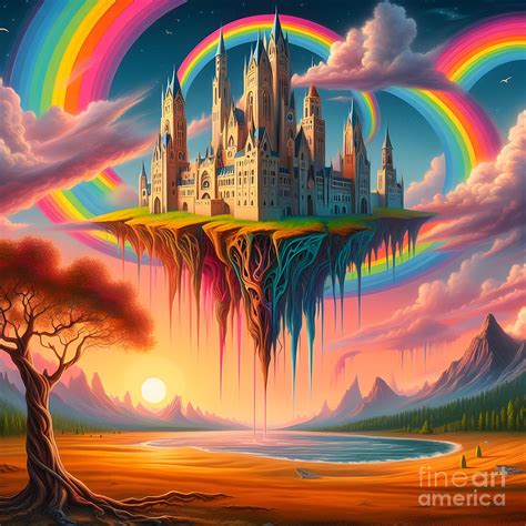 Castle in the Sky - 1 Digital Art by Evocative Art - Fine Art America