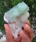 Green Apophyllite Crystals w/ Stilbite Minerals Specimen #H51 | eBay