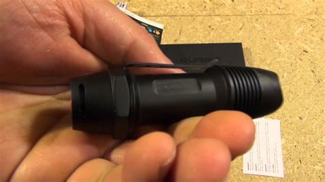 Lenser F1 Compact Flashlight Demo Review, Highly Recommended - YouTube